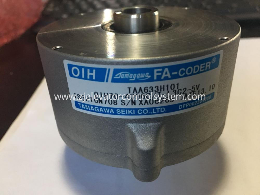 TAA633H101 Encoder for Otis Elevator Belt Drive Traction Machine